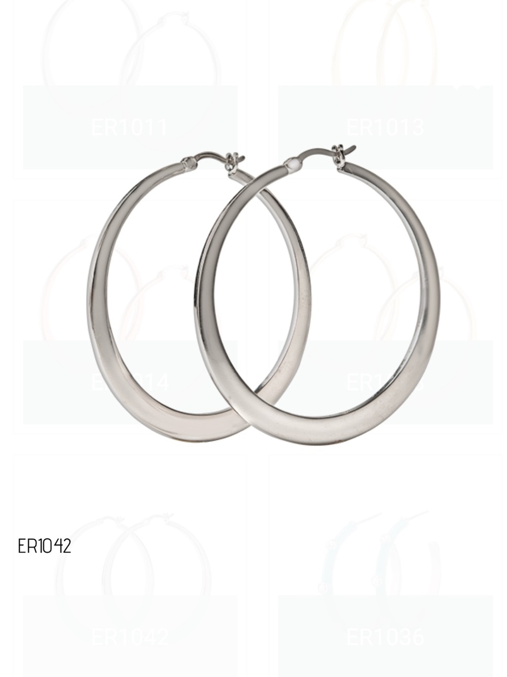Origami Owl silver hoop earrings